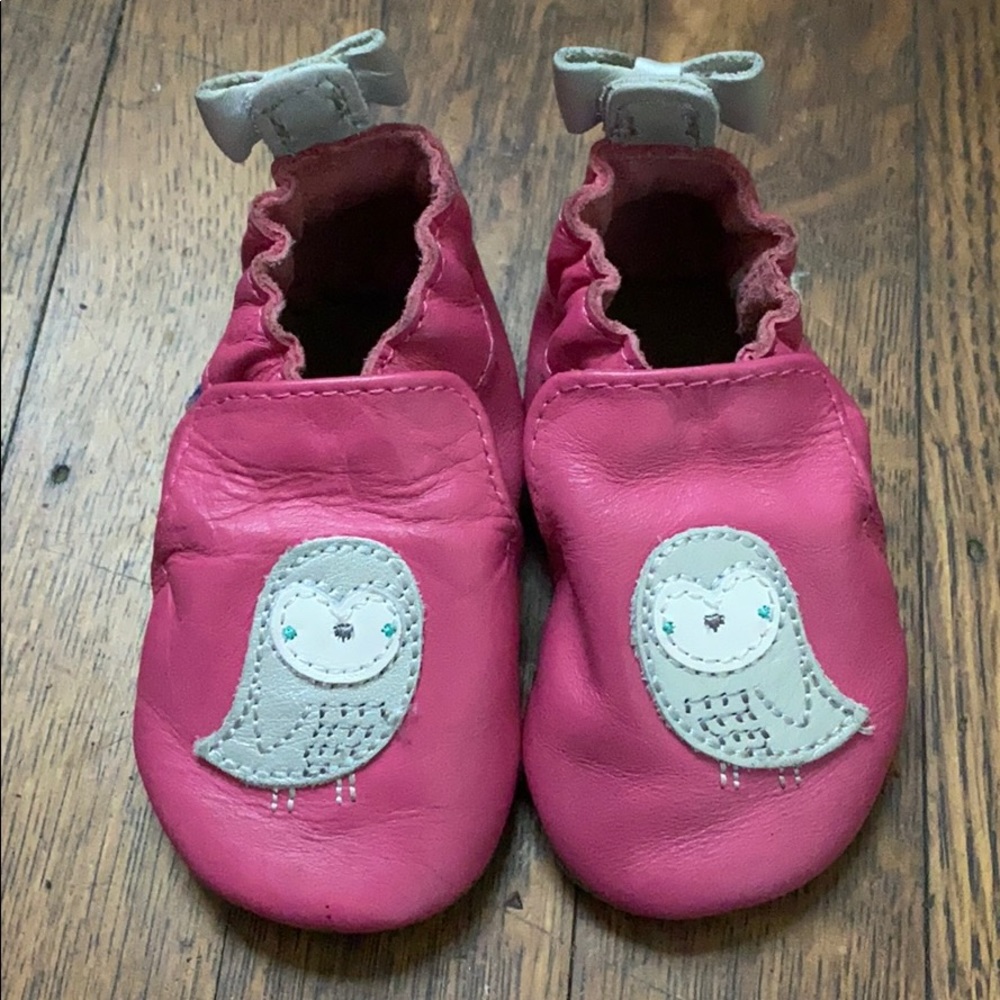 Robeez Soft Sole Leather Infant Shoes